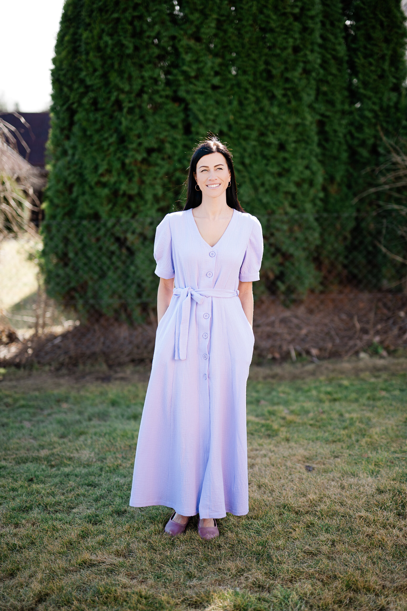 Long muslin dress - Image 10