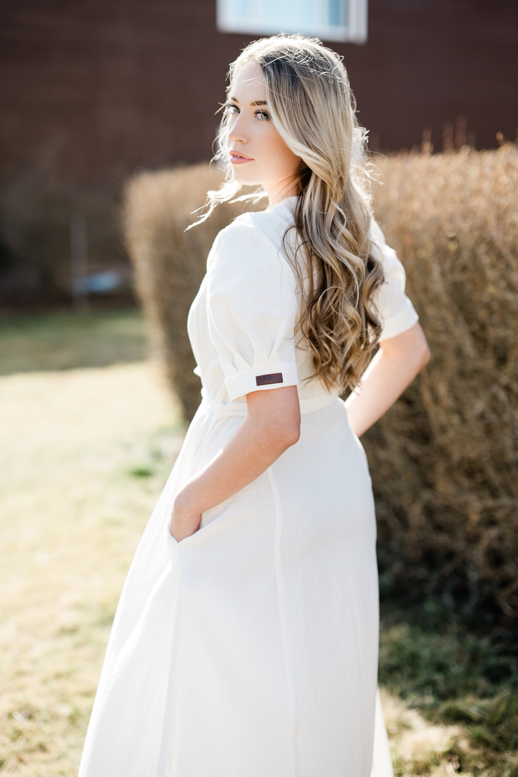 Long muslin dress - Image 5